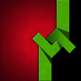 Red, Black and Green Abstract Background