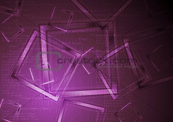 Abstract technology vector background