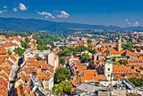 Zagreb, Capital of Croatia aerial view