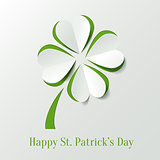 St. Patricks day background with clovers