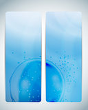 Abstract Aqua Background Card Vector Iillustration