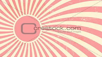 Strawberry, cream abstract hypnotic background. vector illustrat