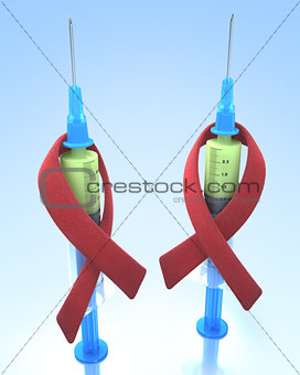 Red Ribbon HIV-Positive