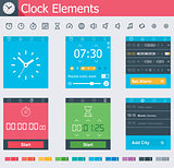 Clock elements
