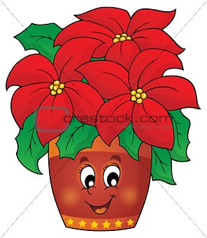 Christmas flower theme image 1