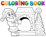 Coloring book Santa Claus theme 9