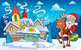 Winter scene with Christmas theme 5