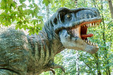 model of big tyranosaurus rex jungle
