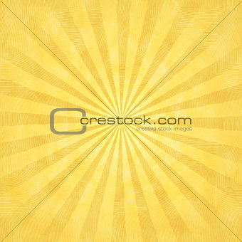 Yellow watercolor background with rays