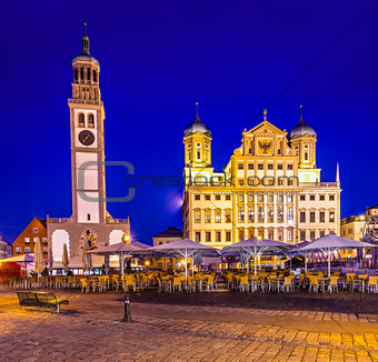 Townscape of Augsburg, Germany