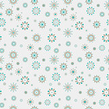 Abstract Dotted Circles Seamless Pattern