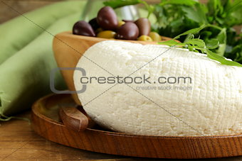 salted milk cheese (feta cheese)