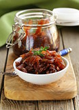 red onion marmalade with thyme French cuisine