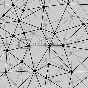 abstract black and white net seamless background