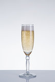 Elegant champagne glass 