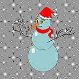 A funny Christmas snowman