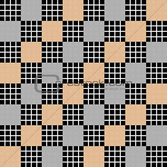Design seamless diagonal checked pattern