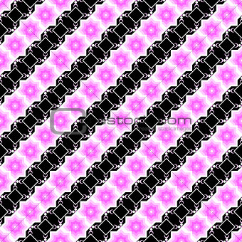 Design seamless pink and black diagonal pattern
