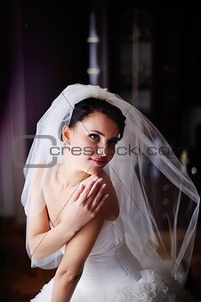 Gorgeous young  bride.