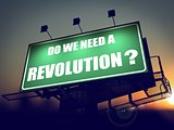 Do We Need a Revolution - Question on Billboard.