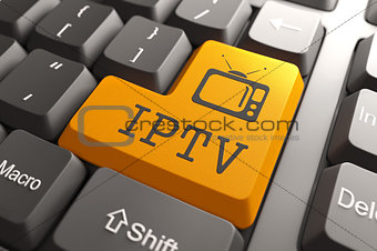 IPTV on Orange Keyboard Button.