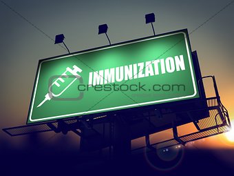 Immunization - Billboard on the Sunrise.