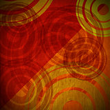 Grunge Circles Background - Warm Colors