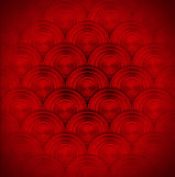 Red Metal Circles Background