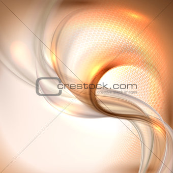 Abstract brown waving background