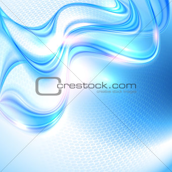 Abstract Blue winter Background