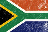 Vintage South African flag