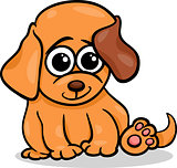 baby dog puppy cartoon illustration