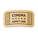 Cinema ticket.