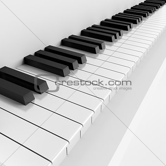 black and white keys of musical instrument