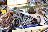 Old tools. Flea Market.