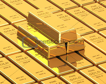 Big Set of Gold bars