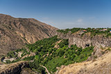 View over the valley in Garni, Armenia