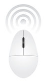 Computer Wireless Mouse Illustration
