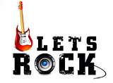 Lests Rock Music Background