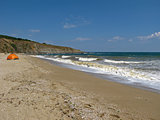Vacations - splashing waves on the beach - Bulgarian seaside landscapes