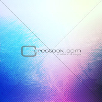 Vector vintage colorful background with transparent grid and grunge texture
