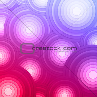 Colorful abstract background. Vector background with circles