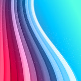 Abstract waved lines vector background