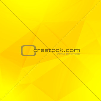 Abstract yellow geometric paper vector background