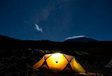 Camping under the stars Kilimanjaro