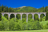 railway viaduct near Telgart, Slovakia