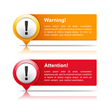 Attention and Warning Banners