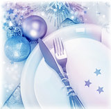 Christmastime silverware