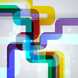 Abstract pipes background with vector design elements.