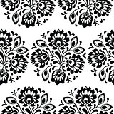 Seamless traditional floral polish pattern - ethnic background